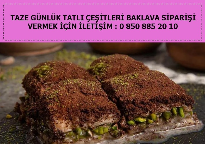 stanbul Fatih Cambaziye Mahallesi taze baklava eitleri tatl siparii ucuz tatl fiyatlar baklava siparii yolla gnder